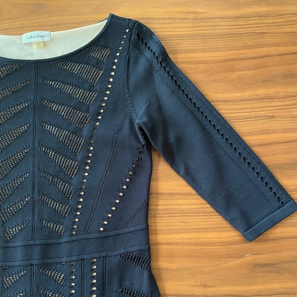 Calvin Klein Black Illusion Dress  - size small - Picture 1 of 7